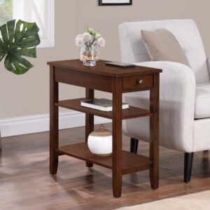 Carbin End Table with Drawer and Shelves