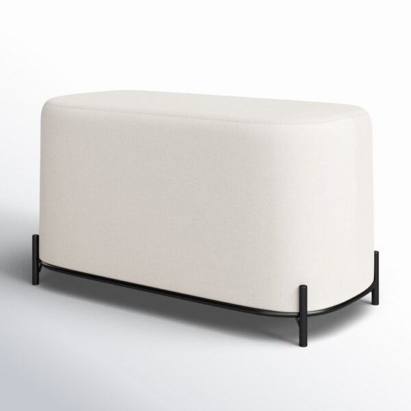 Degeorge Polyester Upholstered Bench - Image 2