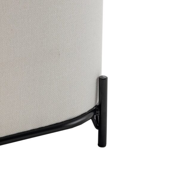 Degeorge Polyester Upholstered Bench - Image 3