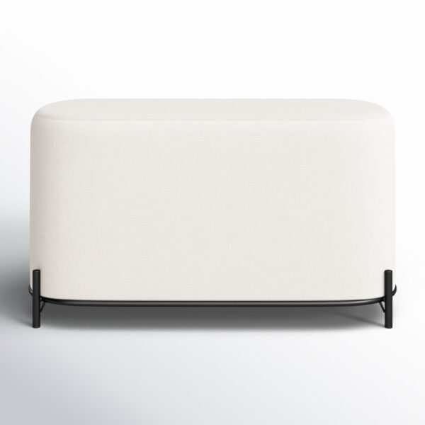 Degeorge Polyester Upholstered Bench - Image 5