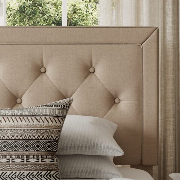 Hegg Tufted Upholstered Platform Bed - Image 3