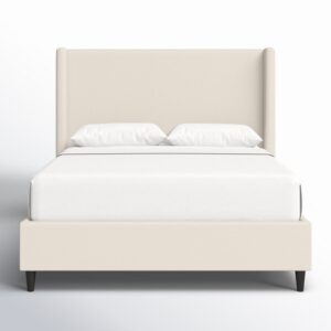 Birzer Queen Upholstered Wingback Bed