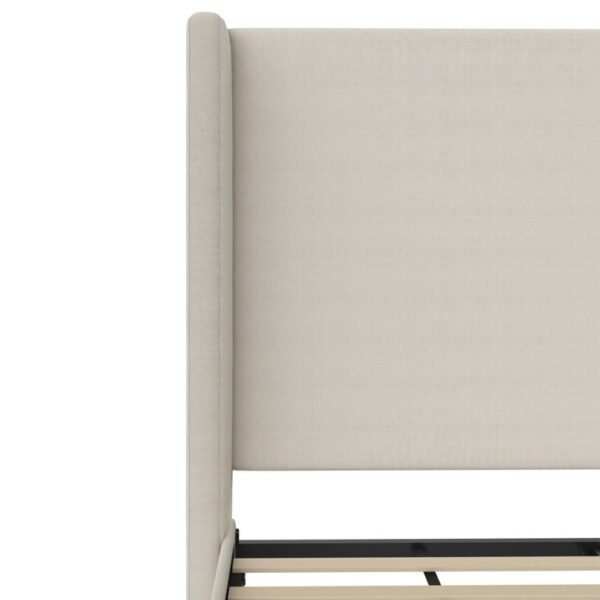 Birzer Queen Upholstered Wingback Bed - Image 6