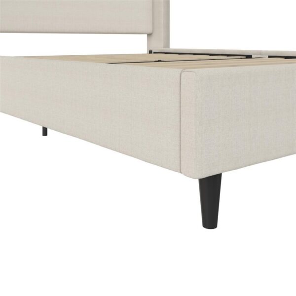 Birzer Queen Upholstered Wingback Bed - Image 8