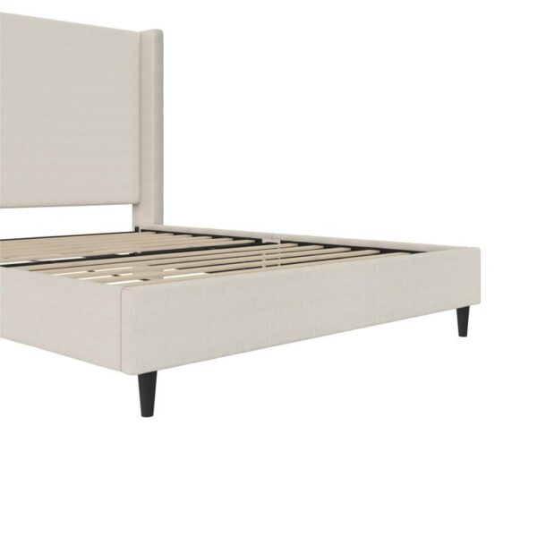 Birzer Queen Upholstered Wingback Bed - Image 9