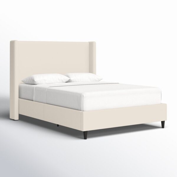 Birzer Queen Upholstered Wingback Bed - Image 11