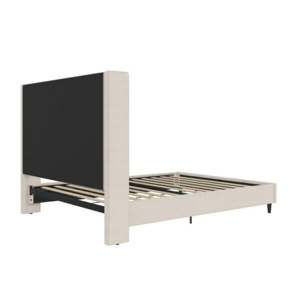 Birzer Queen Upholstered Wingback Bed - Image 12
