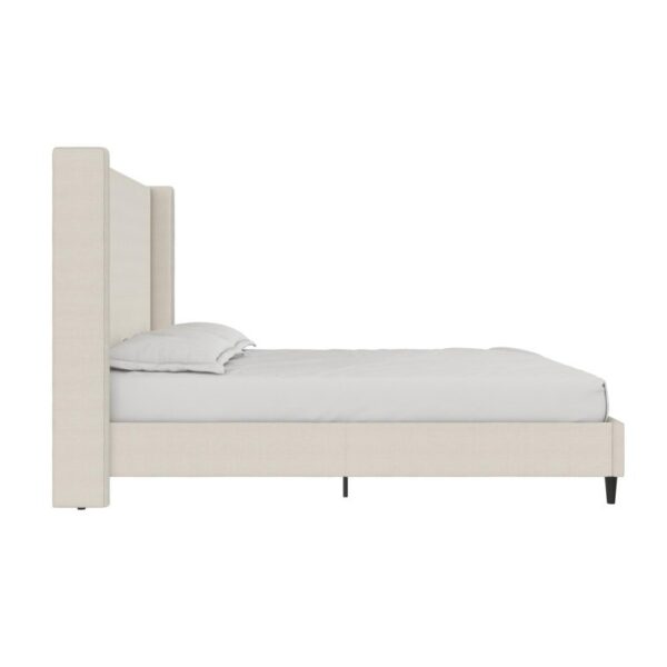Birzer Queen Upholstered Wingback Bed - Image 14
