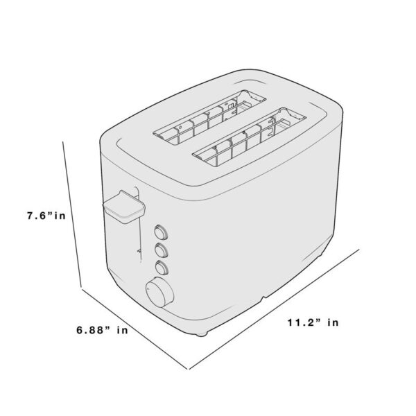 GE 2-Slice Toaster - Image 4