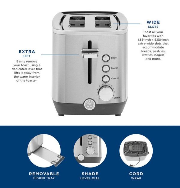 GE 2-Slice Toaster - Image 11