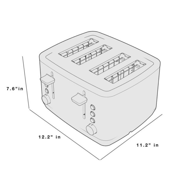 GE 4-Slice Toaster - Image 6