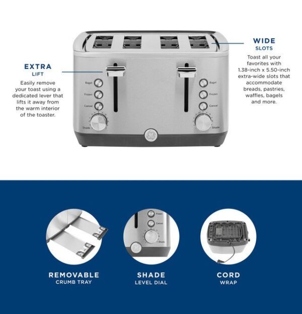 GE 4-Slice Toaster - Image 10