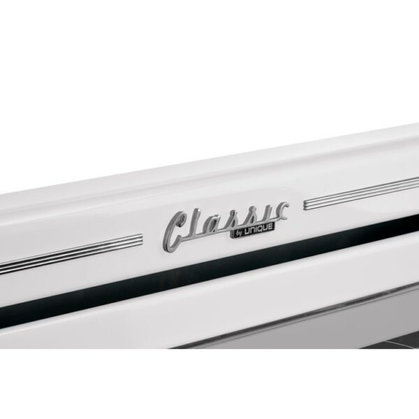 Classic Retro 30" 5 Element 3.9 cu. ft. Freestanding Electric Glass Top Range with Convection Oven - Image 4