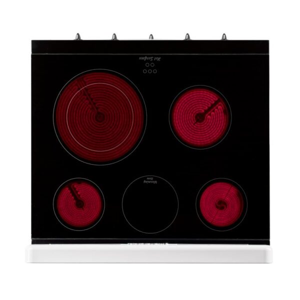 Classic Retro 30" 5 Element 3.9 cu. ft. Freestanding Electric Glass Top Range with Convection Oven - Image 12