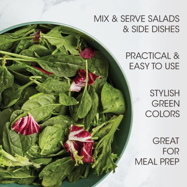 Basic Essentials 10pc Mixing Bowl Set with Lids - Image 11