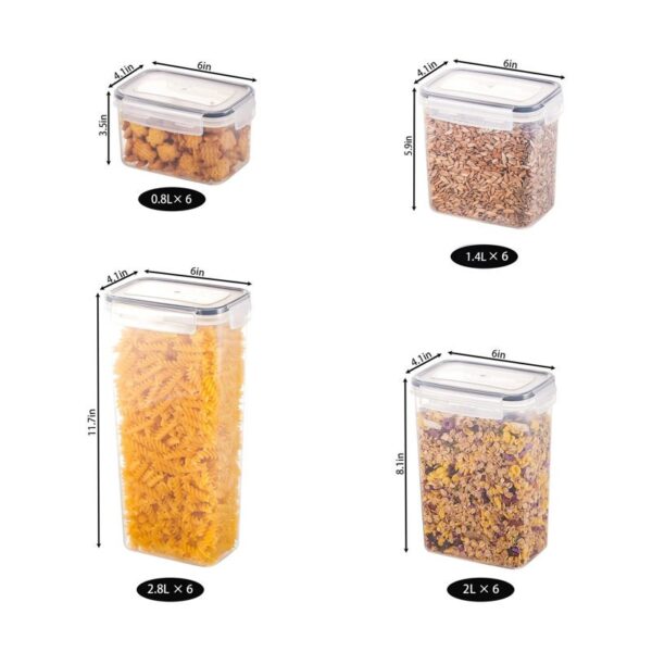 Daleah Airtight 24 Container Food Storage Set home and kitchen - Image 3
