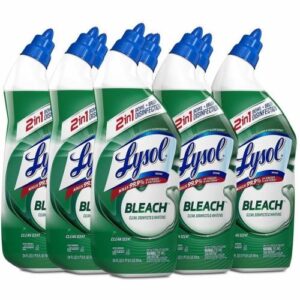 LYSOL Brand Disinfectant Toilet Bowl Cleaner with Bleach, 24 oz, 9/Carton (98014)