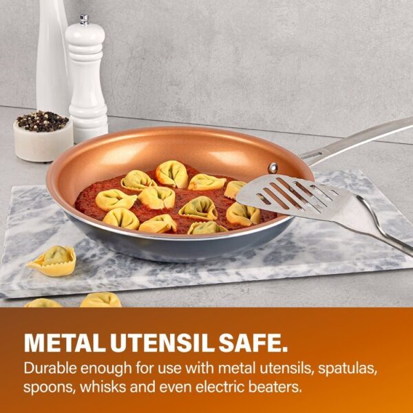 Gotham Steel 20 Piece Nonstick Cookware and Bakeware Set, Stay Cool Handles, Oven & Dishwasher Safe - Image 7