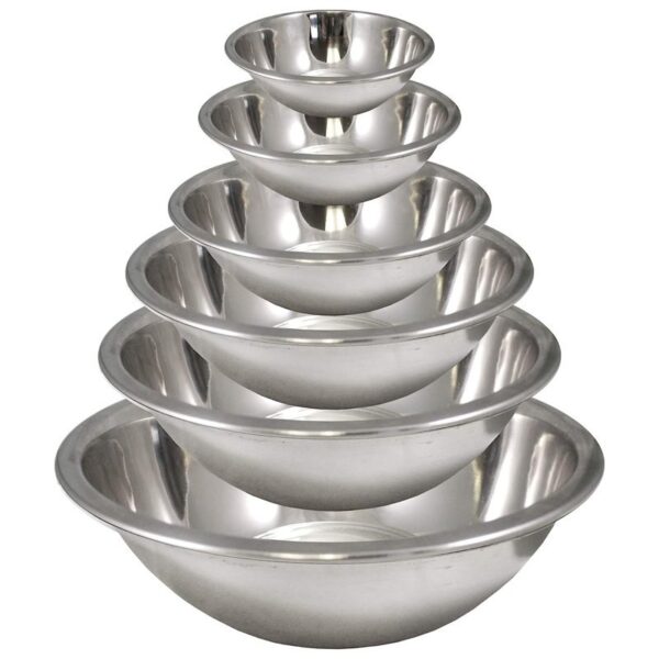 Stainless Steel 6 Piece Nested Mixing Bowl Set (Set of 6)