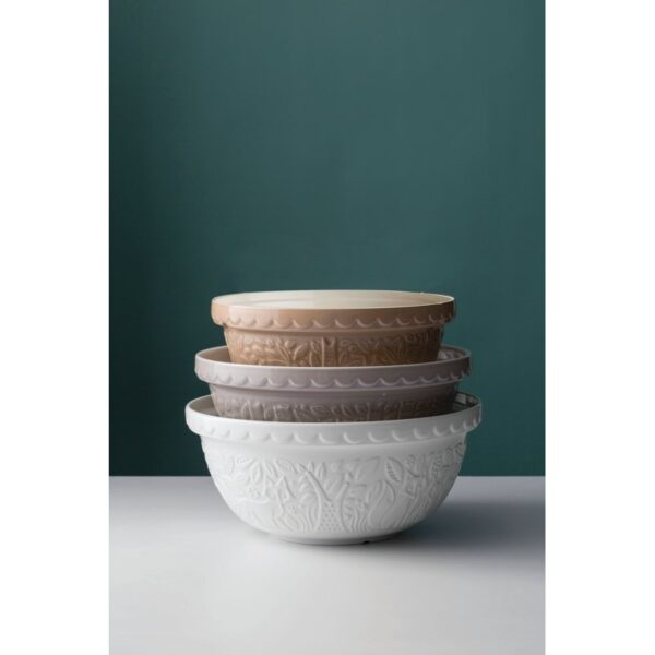 In The Forest Earthenware 3 Piece Mixing Bowl Set - Image 2