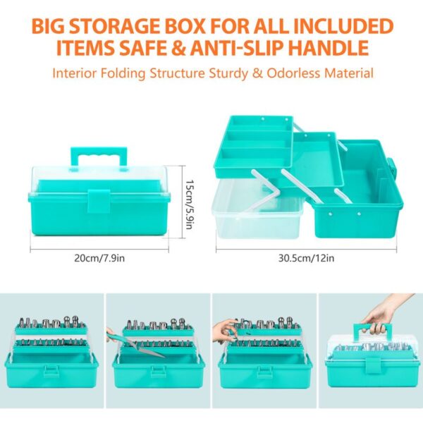 RAFOW 358 -Piece Decorating Kit - Image 2