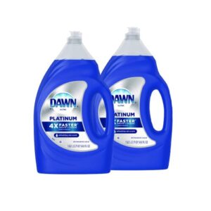Dawn® Platinum Dish Soap, Refreshing Rain, 54.8 oz, 2 Bottles (04504)
